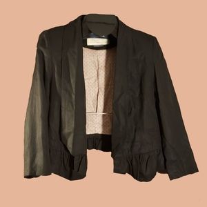 Anthropologie Black Blazer by Cartonnier

 SIZE s